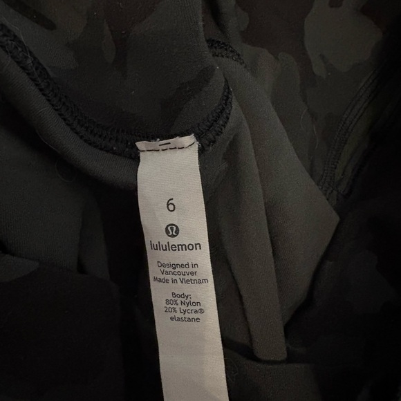 Lululemon Athletica Dark Camo Align Leggings - Picture 3 of 4